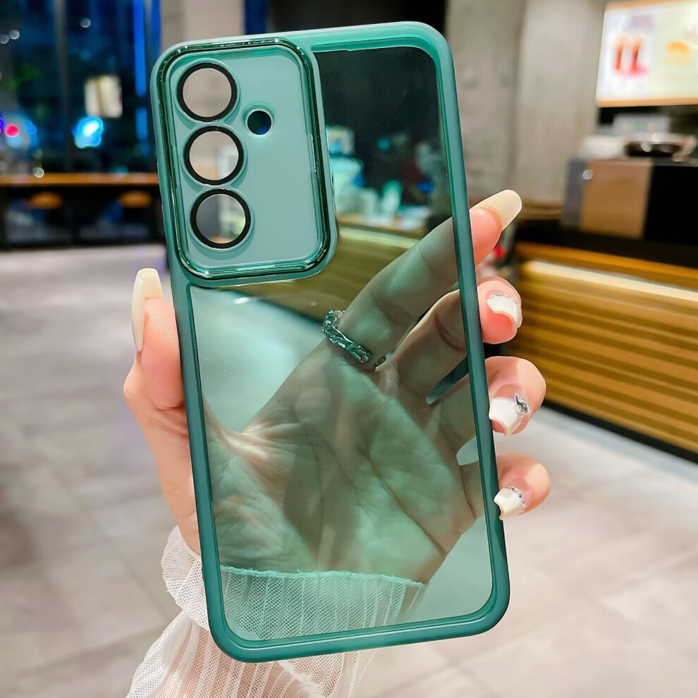 Case Crystal Clear Shockproof Anti Yellowing Slim Bumper Soft Cover Camera Lens Protector For Honor X8 4G Green 9084446524741