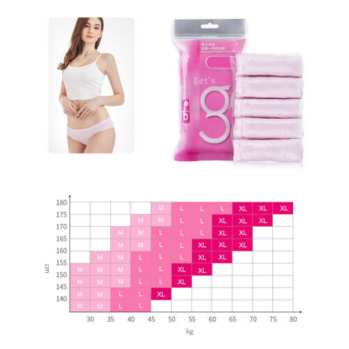 5 Pezzi Slip Stampato Traspirante Taglia M 1