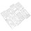 12 Pezzi Stencil Per Pittura Svasati 5