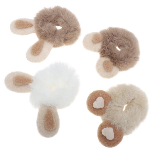4St Bunny Ear Haarstrikken Zachte En Creatief Design 1