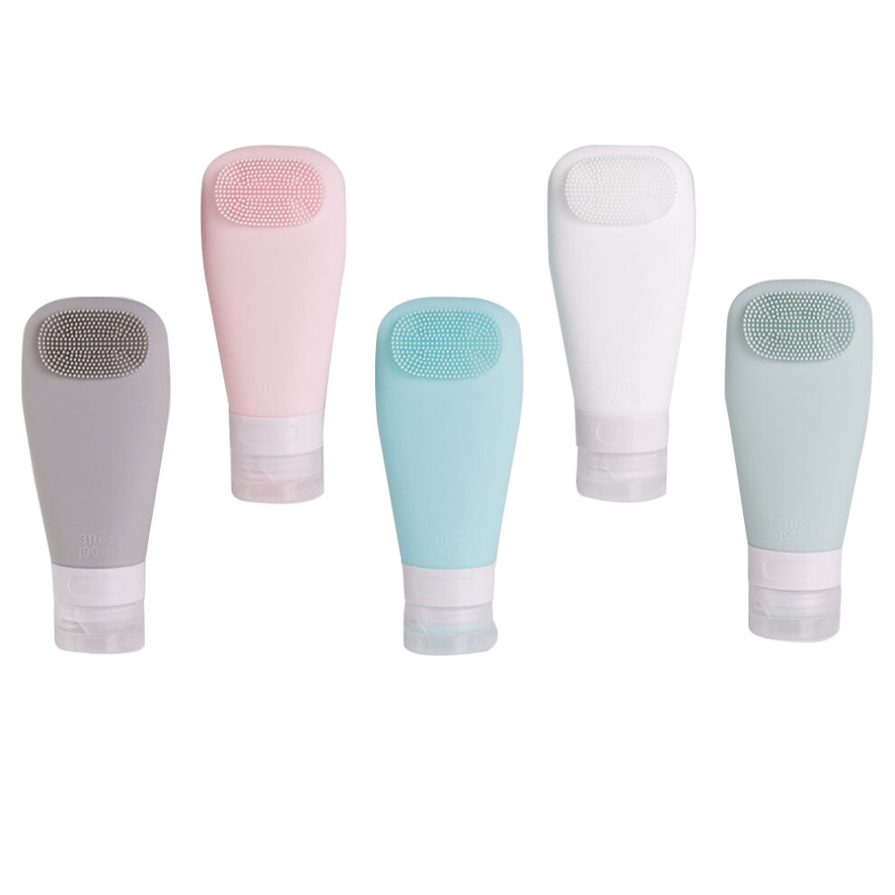 5 Sztuk PojemnikóW Na ArtykułY Toaletowe Bez WyciekóW Z PęDzlem-image