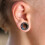 1 Paio Espansori Auricolari 16mm Tunnel Orecchie Unisex 7
