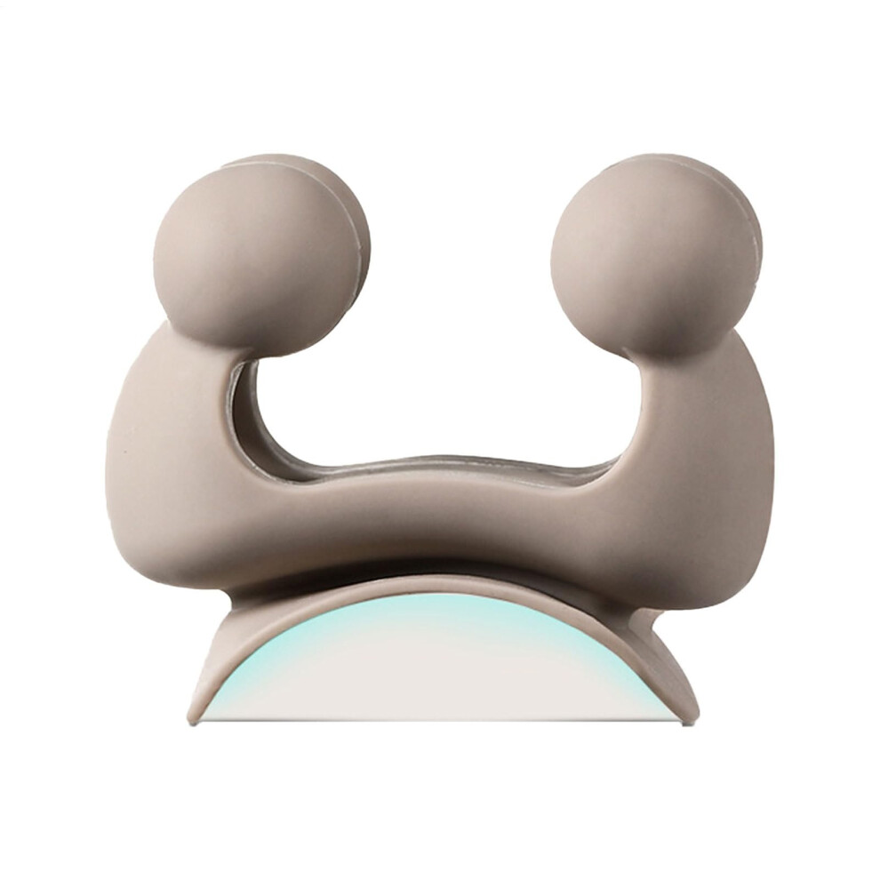 Rice Paddle Holder, Adhesive Wall Mounted Utensil Organizer, Rice Cooker Utensil Rack, For Cookers & Ovens, Dark Coffee-image-OPC-PMC7PZG-NEW