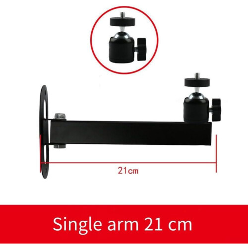 Adjustable Projector Wall Mount Foldable Single Arm 20cm For Home And Office 2