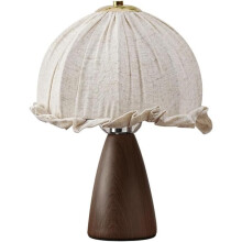 Desk Lamp French Vintage Ceramic Fabric Lampshade Romantic Farmhouse Style Bedside Table Lamp For Living Room Bedroom