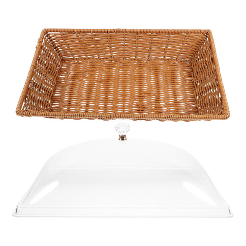 Ensemble De Panier À Pain Couvercle Transparent, Service Table