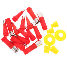 22 Pezzi Kit Ugelli In Gomma Con Acciaio Inox Per Stuccatura