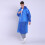 Dark Blue Eva Poncho Antipioggia Con Cappuccio E Maniche Riutilizzabile 8