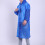 Dark Blue Eva Poncho Antipioggia Con Cappuccio E Maniche Riutilizzabile 2