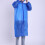 Dark Blue Eva Poncho Antipioggia Con Cappuccio E Maniche Riutilizzabile 4
