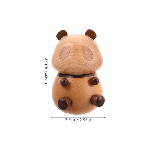 Suporte De Madeira De Panda Para De Dente 1