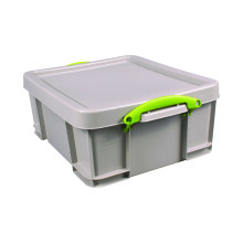 Really Useful 18L Stacking Storage Box Grey