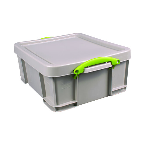 Really Useful Really Useful 18L Stacking Storage Box Grey