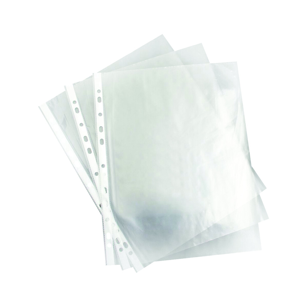 White Box A4 Punched Pocket Clear 35 Micron (Pack Of 100)