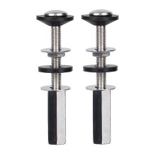 Stainless Steel Toilet Screws Cistern To Pan Bolts 2-Pack Tank To Bowl Connector