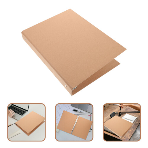 Copertina Per Raccoglitore In Carta Kraft Con Riutilizzabile 2