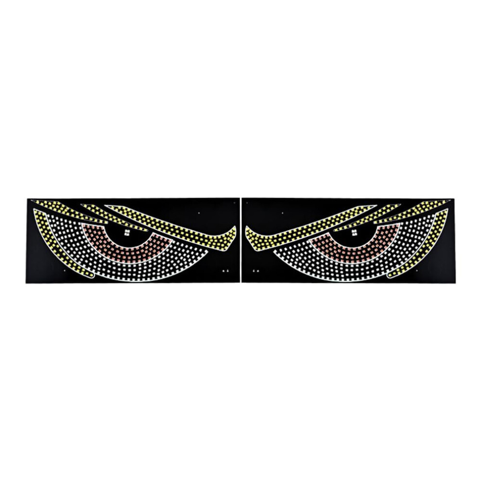 Led Eyes For Trucks - Flexible Led Display Panel For Car Window, Dynamic Devil Eyes, - And Red/Blue/Green 9016109538444
