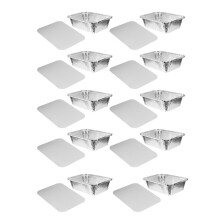 30 Pezzi Contenitori Rettagolari in Alluminio ( )