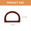 4 Pezzi Impugnature D in Bamboo per Borsa Donna 2