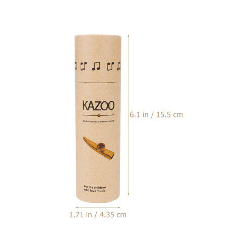 5 Pezzi Custodia Portatile In Carta Per Kazoo 1