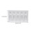 3 Pcs Plastic Palette Rectangular Tray Small Paint Watercolor Mixing 2