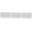 3 Pcs Plastic Palette Rectangular Tray Small Paint Watercolor Mixing 8