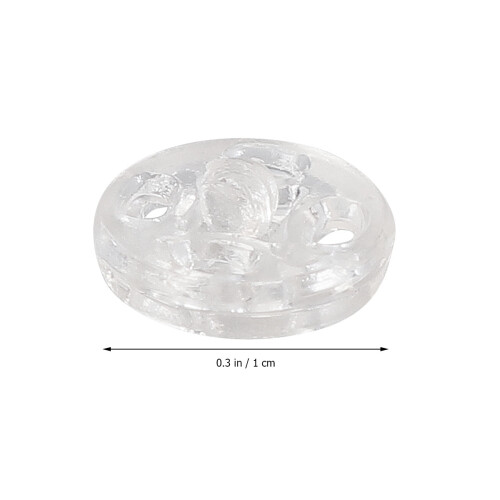 1000 Pezzi Trasparente In 10Mm Per Camicia Cucito 1