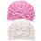Cappello All'Uncinetto Per , Turbante In , 2 Pezzi 2