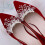 2Stk Hochzeit Schuhbuchsen Perlen Kristall 7