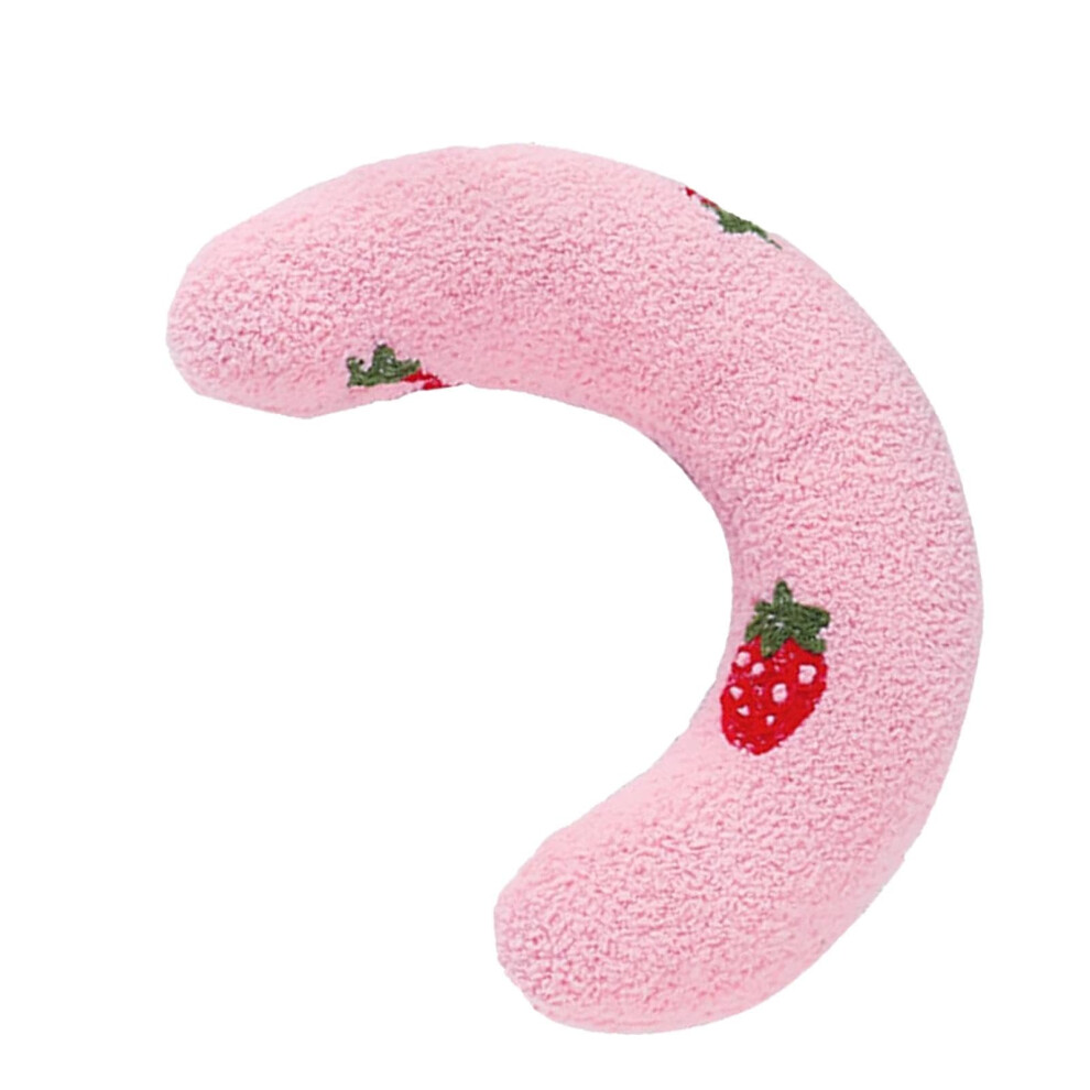 Pillows for Dogs Calming Dog Neck Pillow, Half Donut Puppy Pillow, Machine Washable Pink Dog Bed Pillow-image-OPC-PMC86SX-NEW