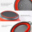 Silikon Colanders und Sieb Pasta Gemüse/ 3