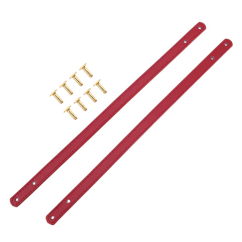 1 Paio 30 Cm Tracolla Borsa Pu Accessorio E Rivetti 1