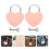 2 Set Serrature A Cuore Per Bagagli Decorative Da Viaggio 6