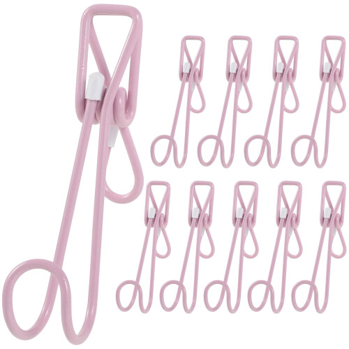 10 Pezzi Mollette In Acciaio Con Gancio A Clip Per Cucina 1