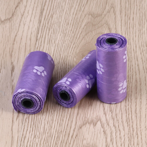 12 Sacchetti Per Escrementi In Viola 2