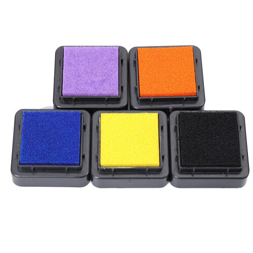 5 Pezzi Tamponi Colorati per Pittura Dita e Bambini