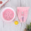 Plastic Hamster Exercise Wheel Pink Pet Running Wheel for Cage 3