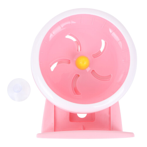 Plastic Hamster Exercise Wheel Pink Pet Running Wheel for Cage 1