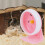 Plastic Hamster Exercise Wheel Pink Pet Running Wheel for Cage 6