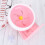 Plastic Hamster Exercise Wheel Pink Pet Running Wheel for Cage 4