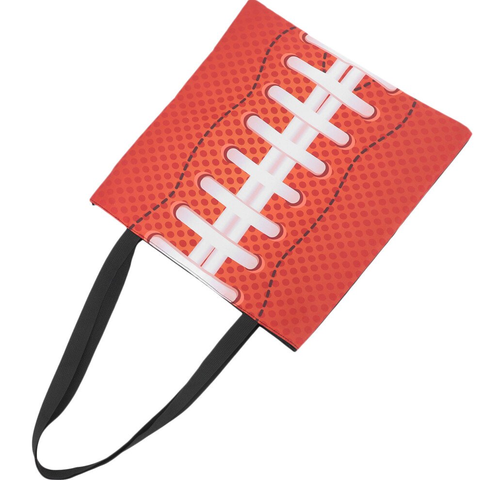 Borsa Tote A Tema Rugby Stampa Rugby Borsa CapacitÃ Per Feste-image