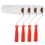 4St Mini Witte Verfrollers 8 Inch Voor Deuren En Kasten 4