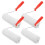 4St Mini Witte Verfrollers 8 Inch Voor Deuren En Kasten 6