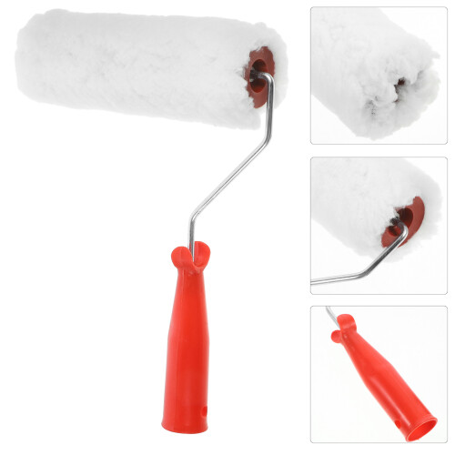 4St Mini Witte Verfrollers 8 Inch Voor Deuren En Kasten 1