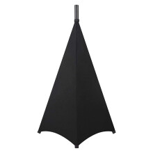 Speaker Stand Cover Tripod Scrim Stand Skirt 360 Degree Cover For Speaker Lighting With Storage Bag Black 1 Pack