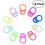 10 Supporti Per Ciucci In Silicone Per 8