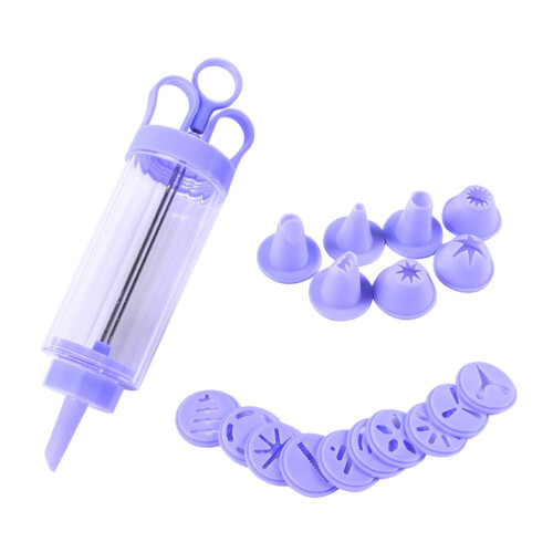 Kit Per Biscotti In Con 10 Dischi E 8 Punzoni Viola 2