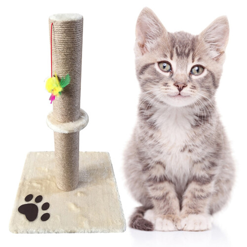 Cat Tree Con Piedistallo, Tiragraffi Per (Beige)