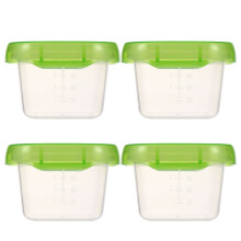 4 Babyvoeding Bewaarboxen Lekvrije Vershoudende Doosjes