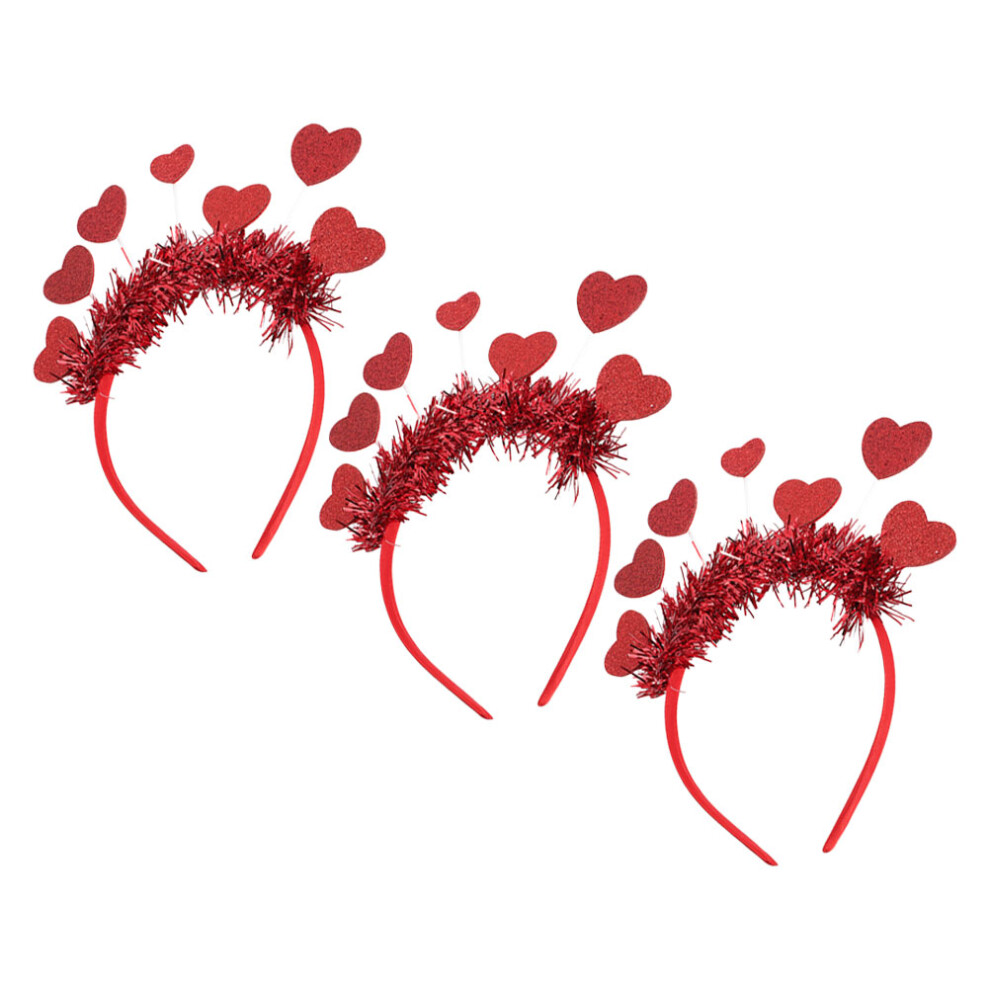 3 Sztuki Headband W KształCie Z Brokatem-image